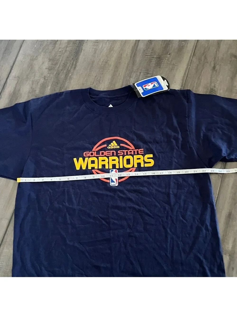 Adidas Golden State Warriors Tee - Size Large